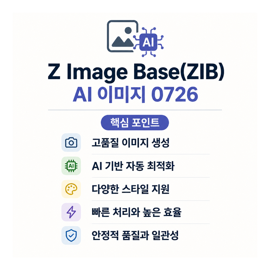 Z Image Base로 만든 AI 이미지 0726 정리