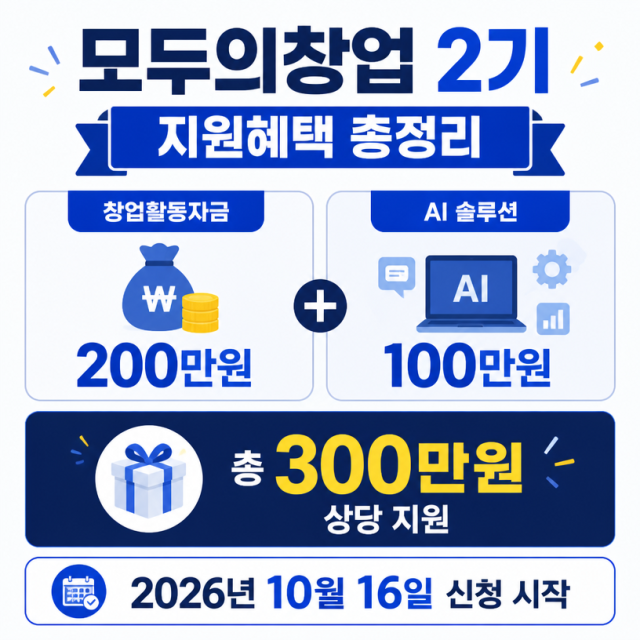 모두의창업 2기 지원혜택 총정리…200만원 지원금·100만원 AI 솔루션 어떻게 쓰나