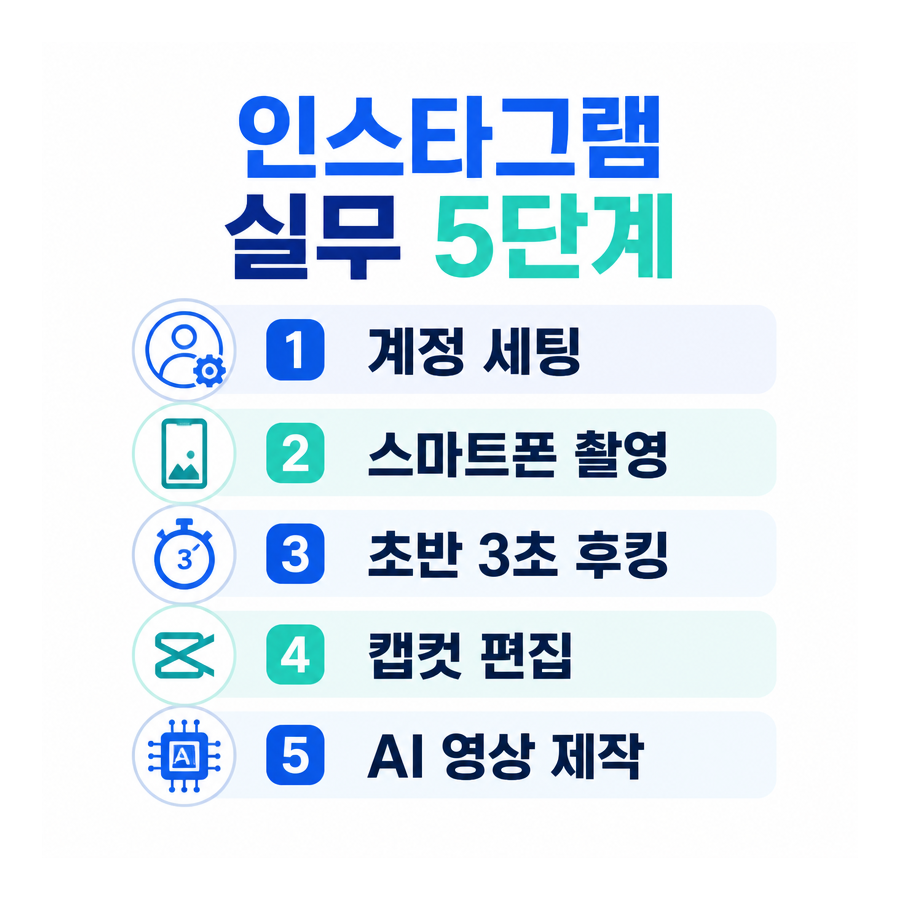 인스타그램으로 매출을 잇는 5단계 실무 전략