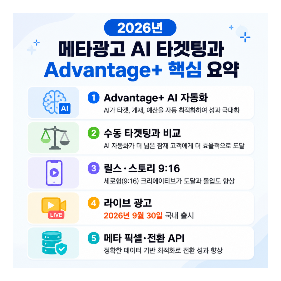 2026년 메타광고 AI 타겟팅과 Advantage+ 활용법 정리