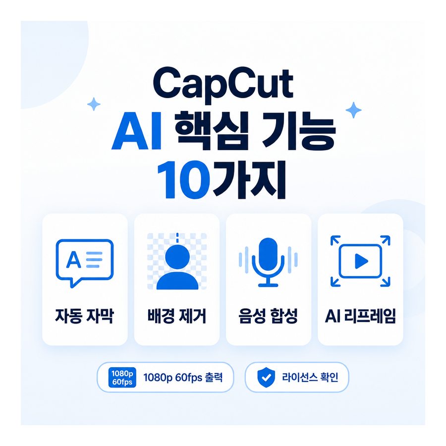 CapCut AI 핵심 기능 10가지 총정리…숏폼 편집 속도 높이는 실전 활용법