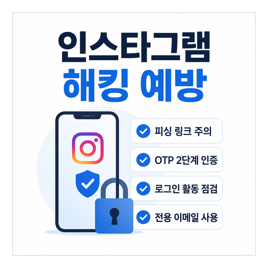 인스타그램 해킹, 피싱·세션 탈취부터 2단계 인증까지 보안 점검 가이드