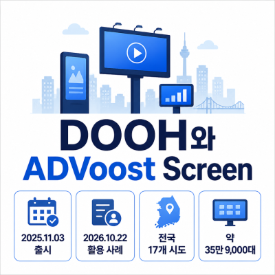 네이버 ADVoost Screen, DOOH와 공공홍보에 어떻게 활용될까